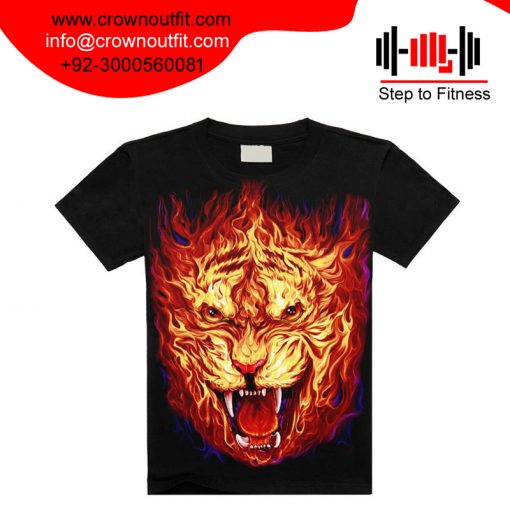 Lion Print T-Shirt